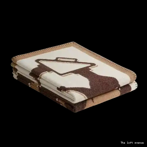 BLANKET TATERSALE WOOL THROW HERMES 0623